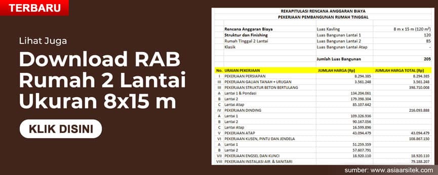 Biaya Bangun Rumah 2 Lantai Ukuran 8x15 Terlengkap Download