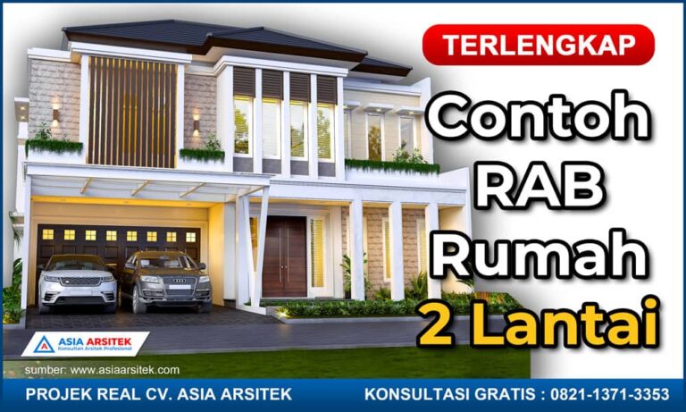 Contoh RAB Rumah 2 Lantai