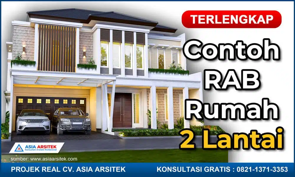Contoh RAB Rumah 2 Lantai