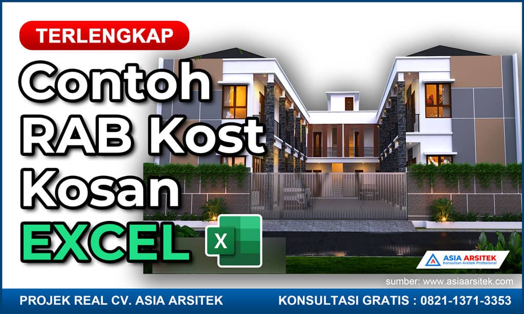 Contoh Rab Kos Kosan Excel