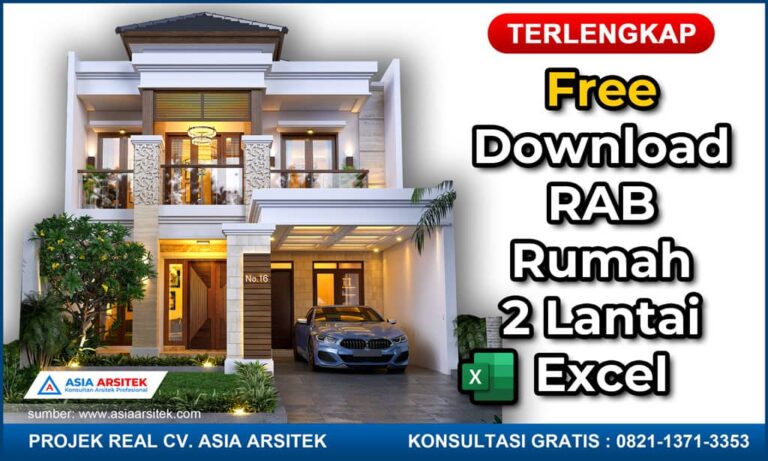 Free Download RAB Rumah 2 Lantai Excel