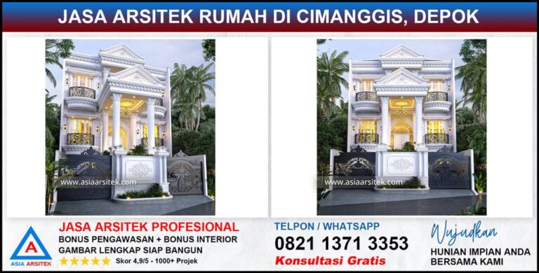 Jasa Arsitek Rumah di Cimanggis Depok