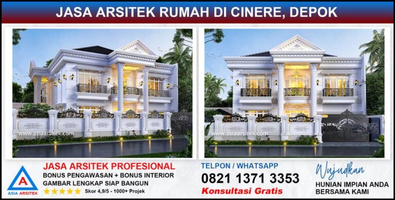 Jasa Arsitek Rumah di Cinere Depok