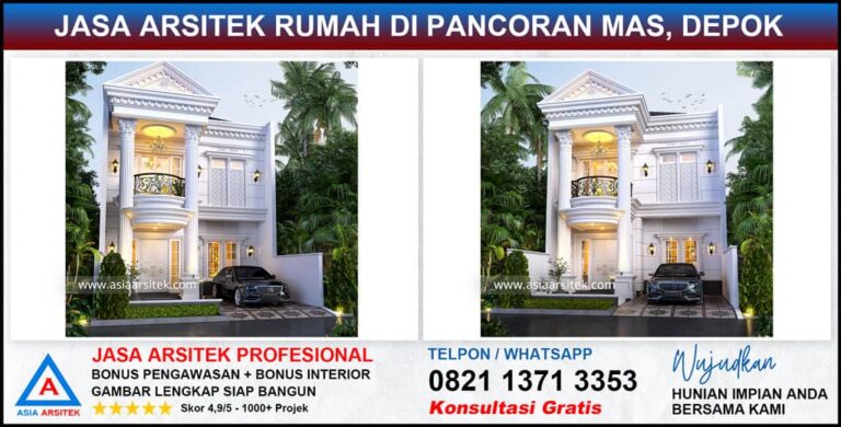 Jasa Arsitek Rumah di Pancoran Mas Depok