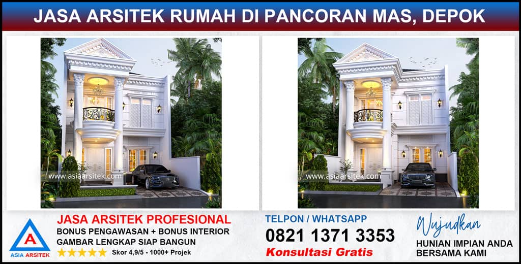 Jasa Arsitek Rumah di Pancoran Mas Depok