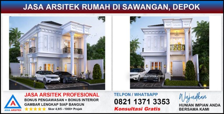 Jasa Arsitek Rumah di Sawangan Depok