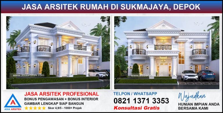 Jasa Arsitek Rumah di Sukmajaya Depok