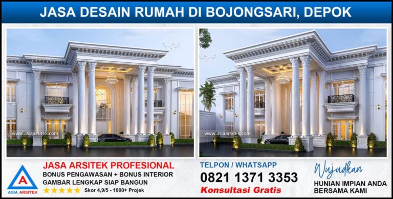 Jasa Desain Rumah di Bojongsari Depok