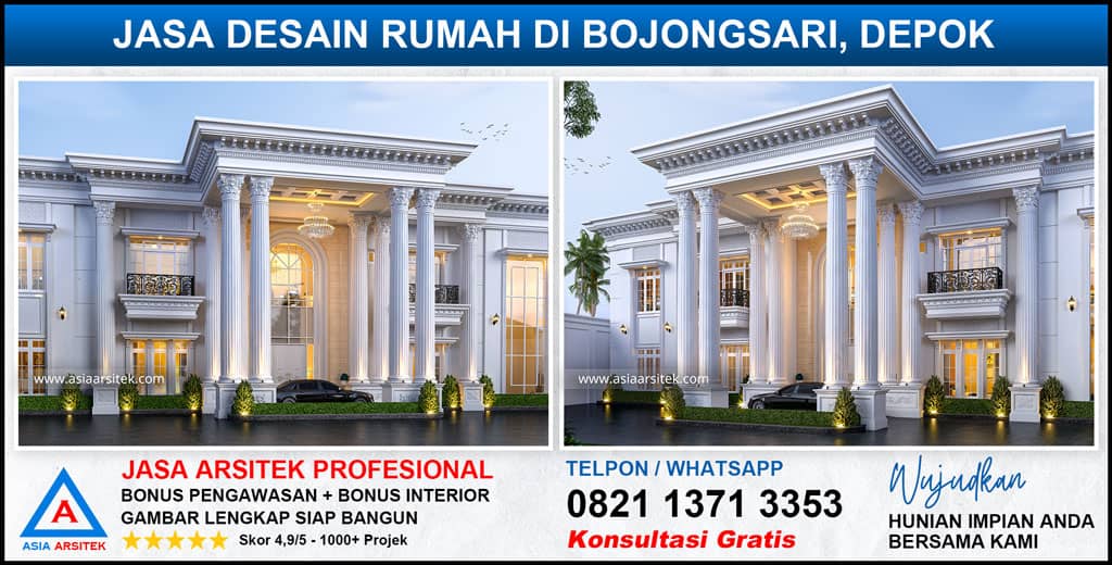 Jasa Desain Rumah di Bojongsari Depok