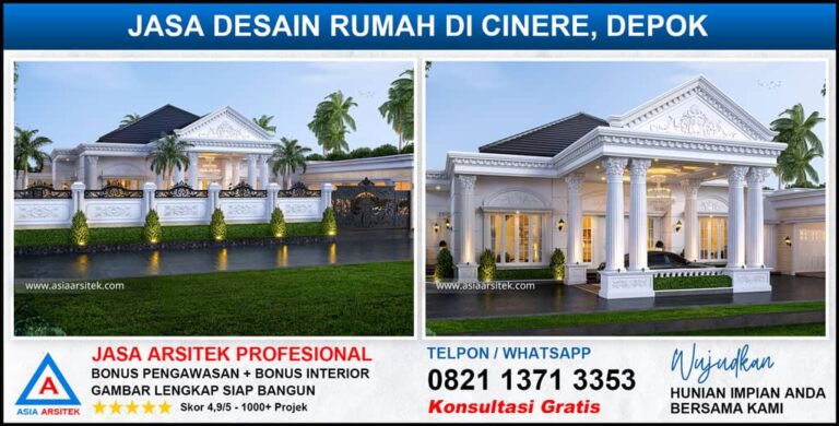 Jasa Desain Rumah di Cinere Depok