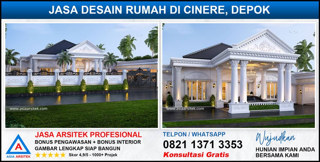 Jasa Desain Rumah di Cinere Depok