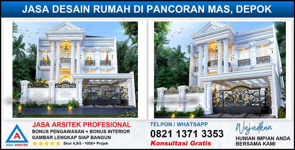 Jasa Desain Rumah di Pancoran Mas Depok
