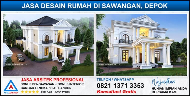 Jasa Desain Rumah di Sawangan Depok