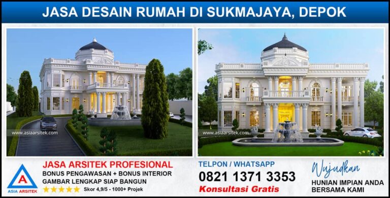 Jasa Desain Rumah di Sukmajaya Depok