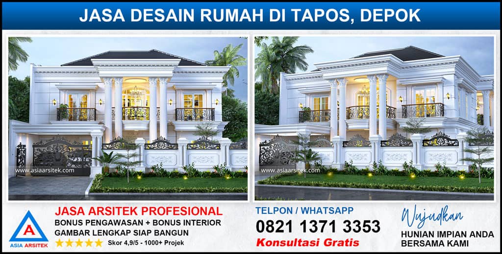 Jasa Desain Rumah di Tapos Depok