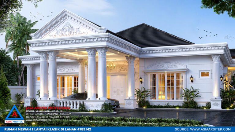 10 Gambar Desain Rumah Mewah 1 Lantai Terbaik