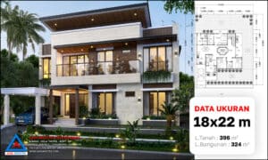 21 Desain Rumah 2 Lantai Sederhana dan Biaya Membangunnya Cantik