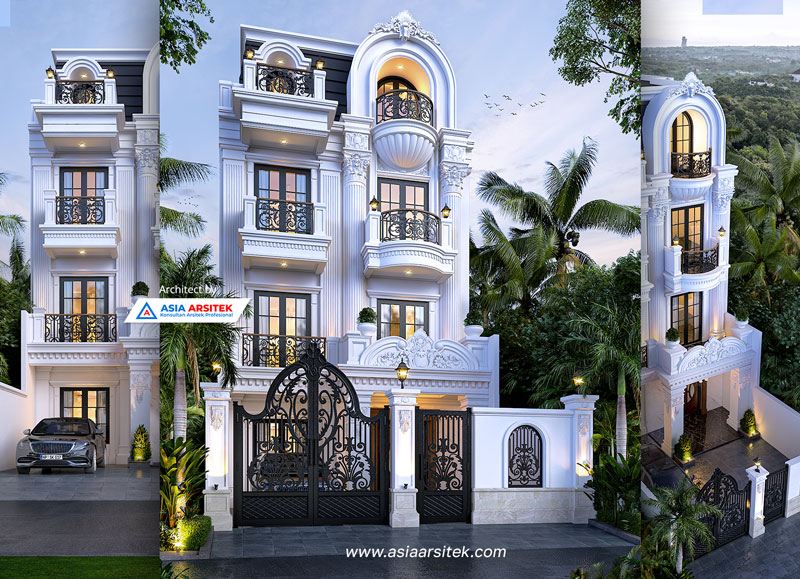 Jasa Arsitek Desain Rumah Klasik Mewah 113