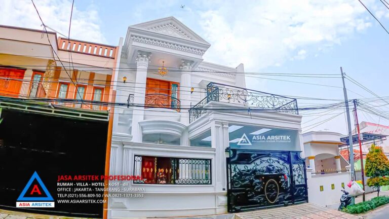 Pembangunan Rumah Klasik 2 Lantai 9x20 m di Jakarta Barat