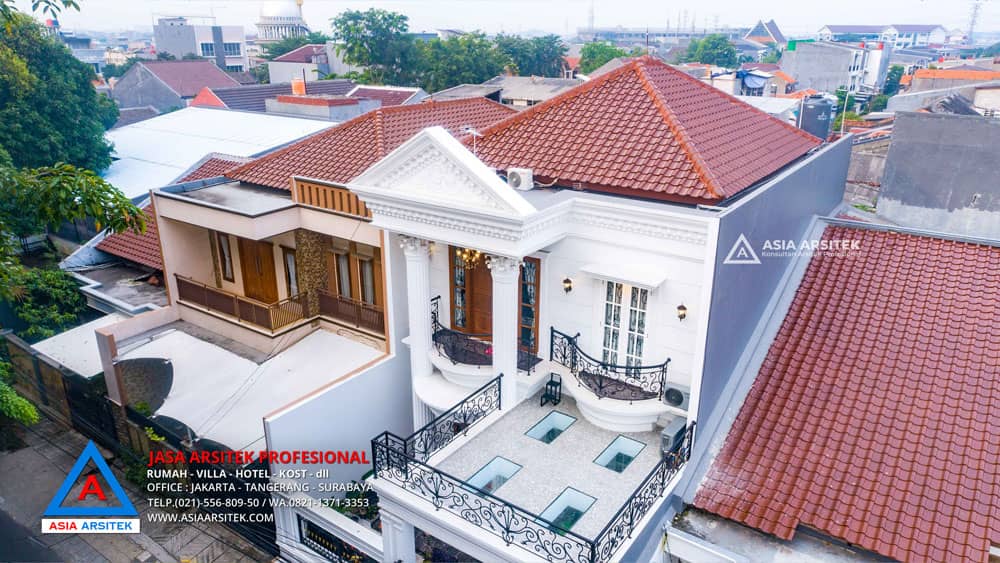 Pembangunan Rumah Klasik 2 Lantai 9x20 m di Jakarta Barat Atas