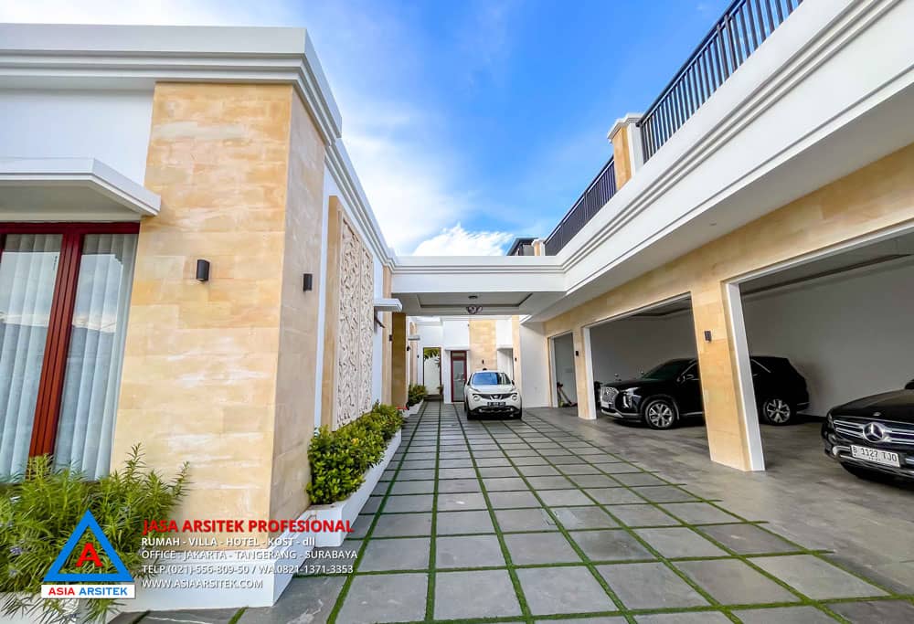 Pembangunan Rumah Tropis Modern 1 Lantai 21x30 di Jakarta Timur Teras
