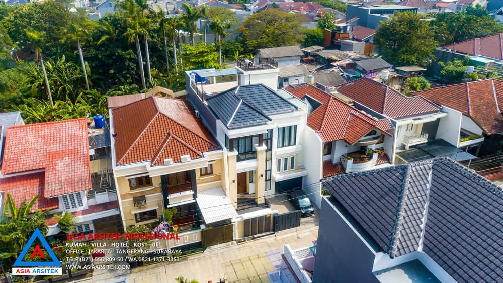 Pembangunan Rumah Tropis Modern 2 Lantai 10x20 m di Jakarta Barat Top