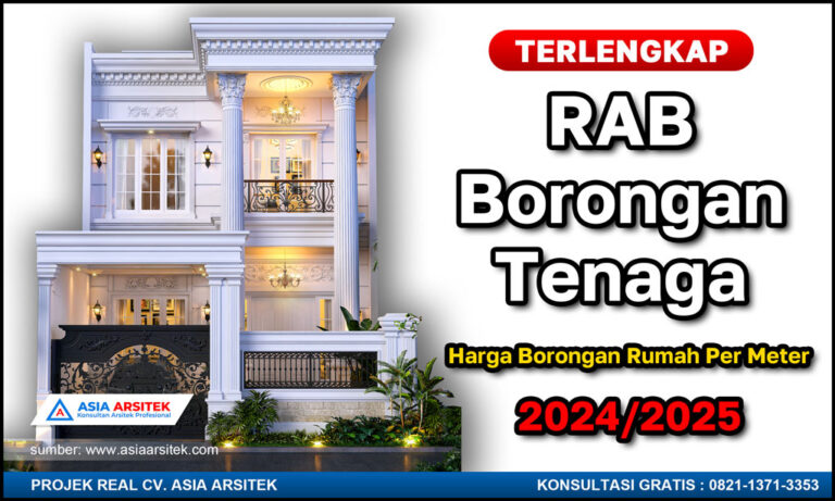 RAB Borongan Tenaga 2024 2025