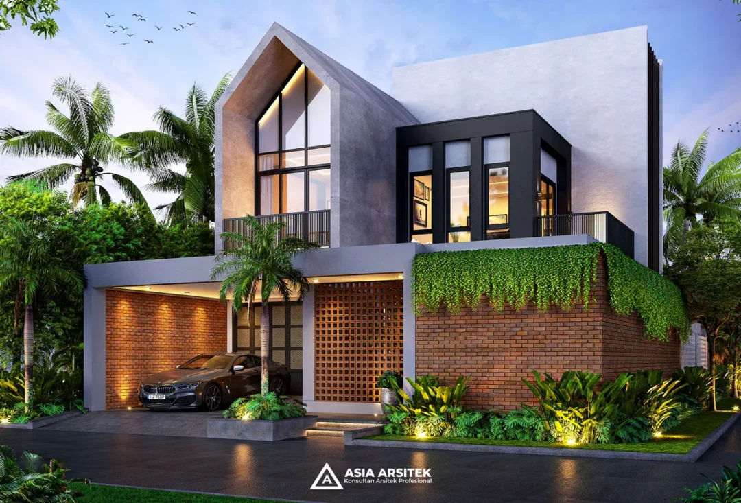 Desain Rumah Scandinavian 3 Lantai di lahan 12x20 meter