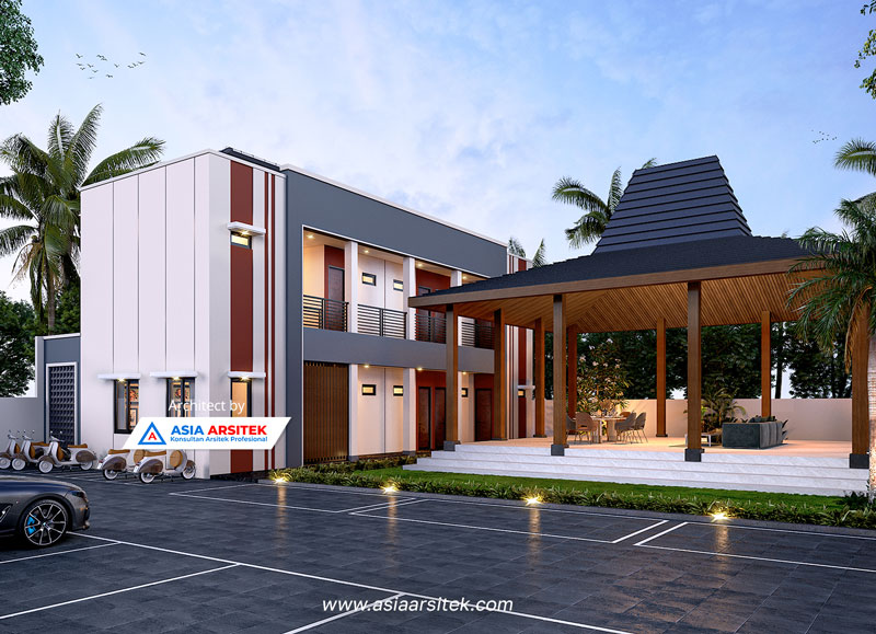 Jasa Arsitek Desain Kos Kosan Kontrakan 2 Lantai 36