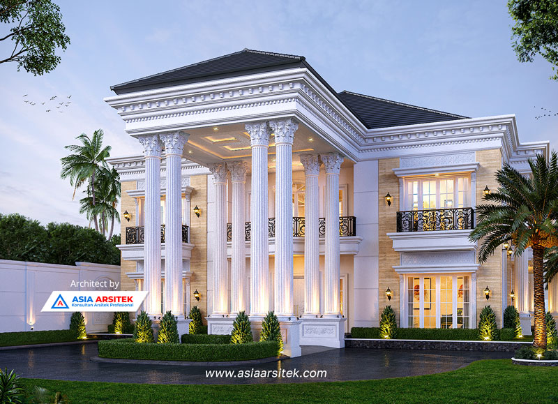 Jasa Arsitek Desain Rumah Klasik 2 Lantai di Riau 114
