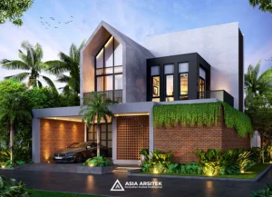 Desain Rumah Scandinavian 3 Lantai di lahan 12×20 meter