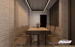 Jasa Arsitek Desain Kantor 5 Lantai di Gambir Jakarta Pusat ruang meeting lantai 2