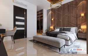 Jasa Arsitek Desain Rumah Minimalis Modern di Cipondoh Tangerang kamar tidur