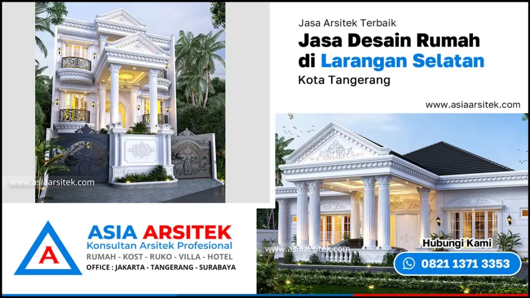Jasa Desain Rumah di Larangan Selatan