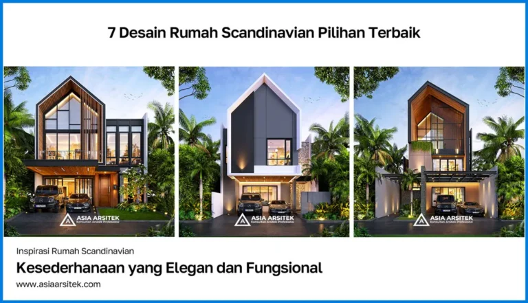 Rumah Scandinavian Minimalis 7 Pilihan Desain Terbaik