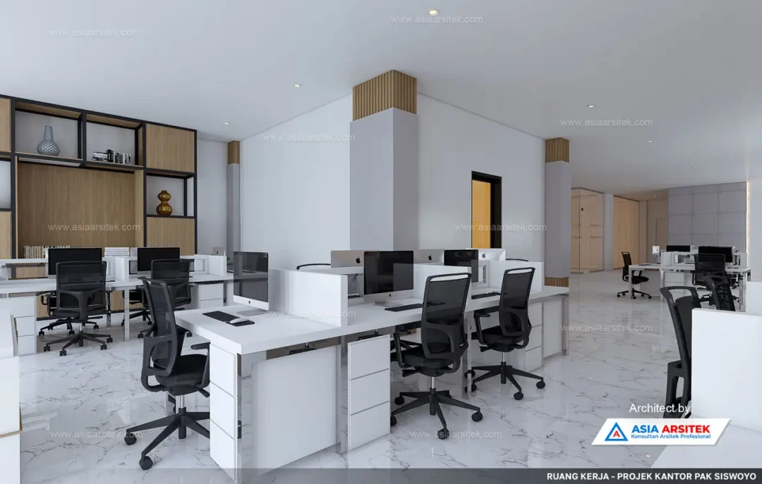 Jasa Arsitek Desain Kantor 5 Lantai di Tanjung Priok Jakarta Utara ruang kerja