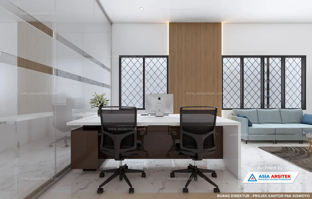 Jasa Arsitek Desain Kantor 5 Lantai di Tanjung Priok Jakarta Utara ruang boss