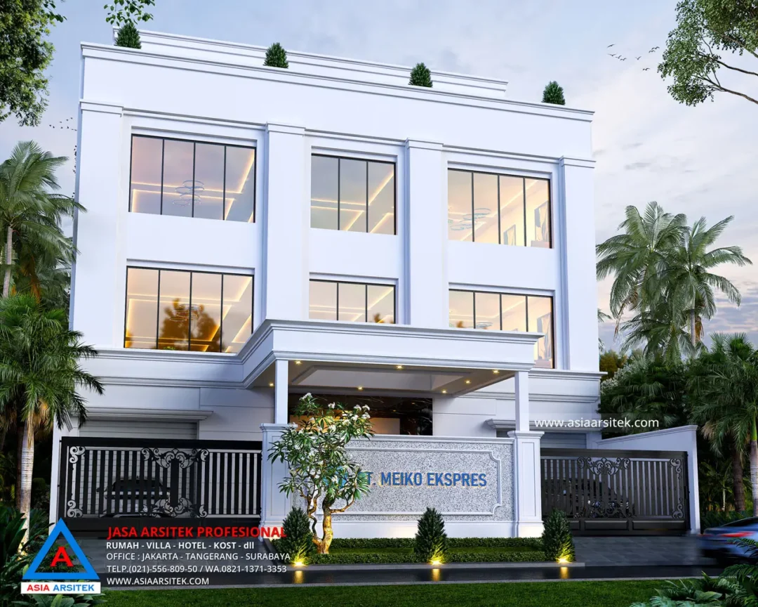 Jasa Arsitek Desain Kantor 5 Lantai di Tanjung Priok Jakarta Utara depan