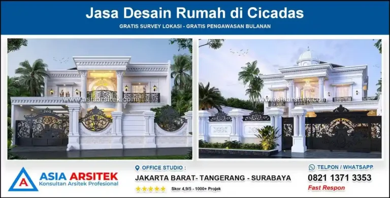 Jasa Desain Rumah di Cicadas