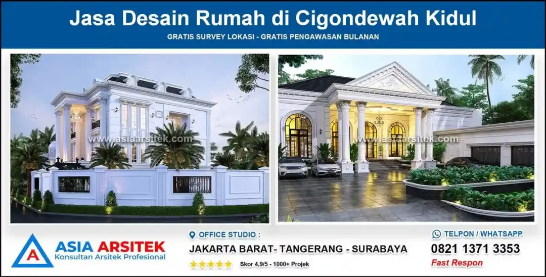 Jasa Desain Rumah di Cigondewah Kidul
