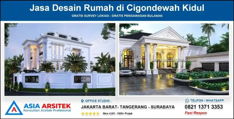 Jasa Desain Rumah di Cigondewah Kidul