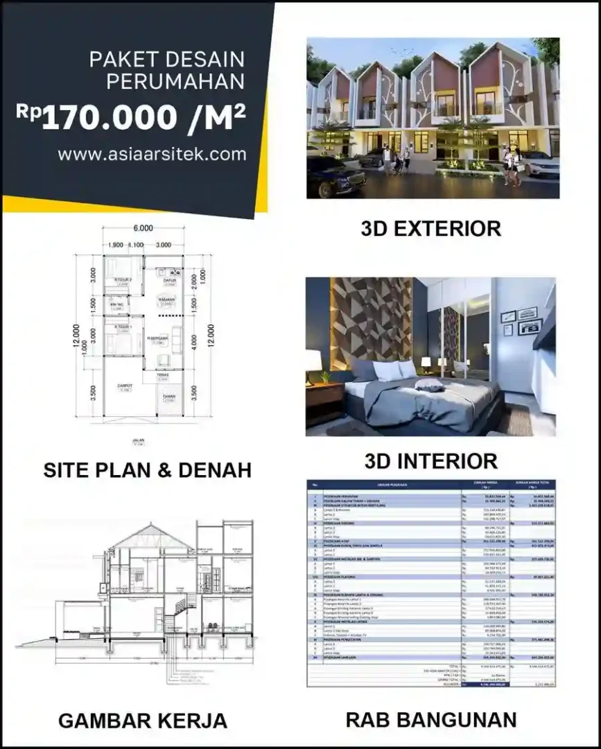Jasa Desain Rumah di Cijagra harga arsitek rumah