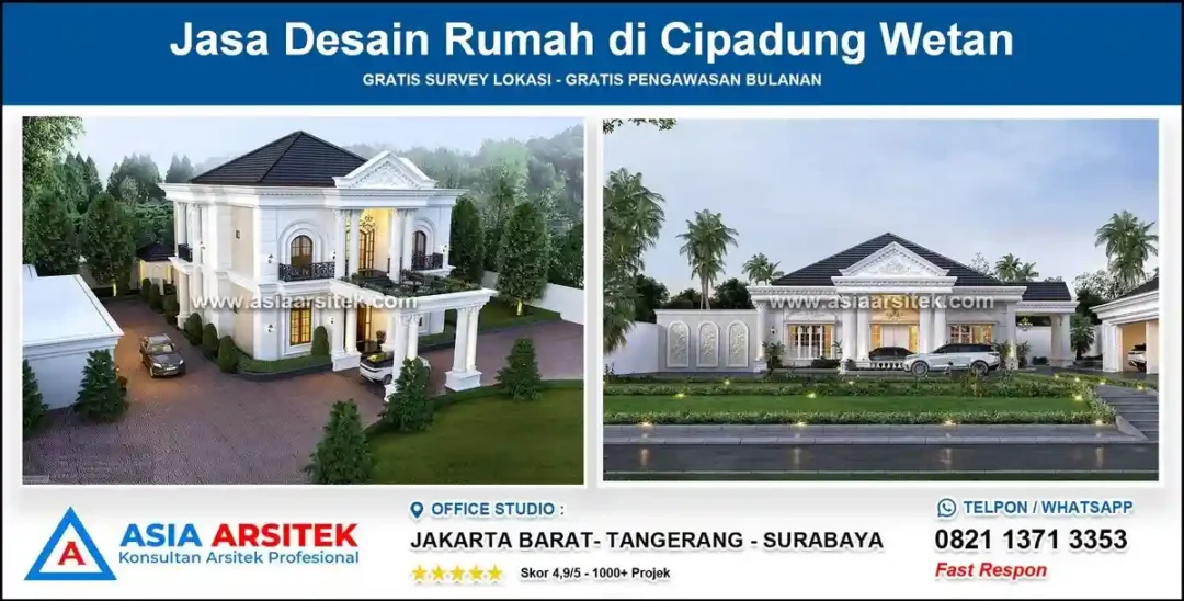Jasa Desain Rumah di Cipadung Wetan