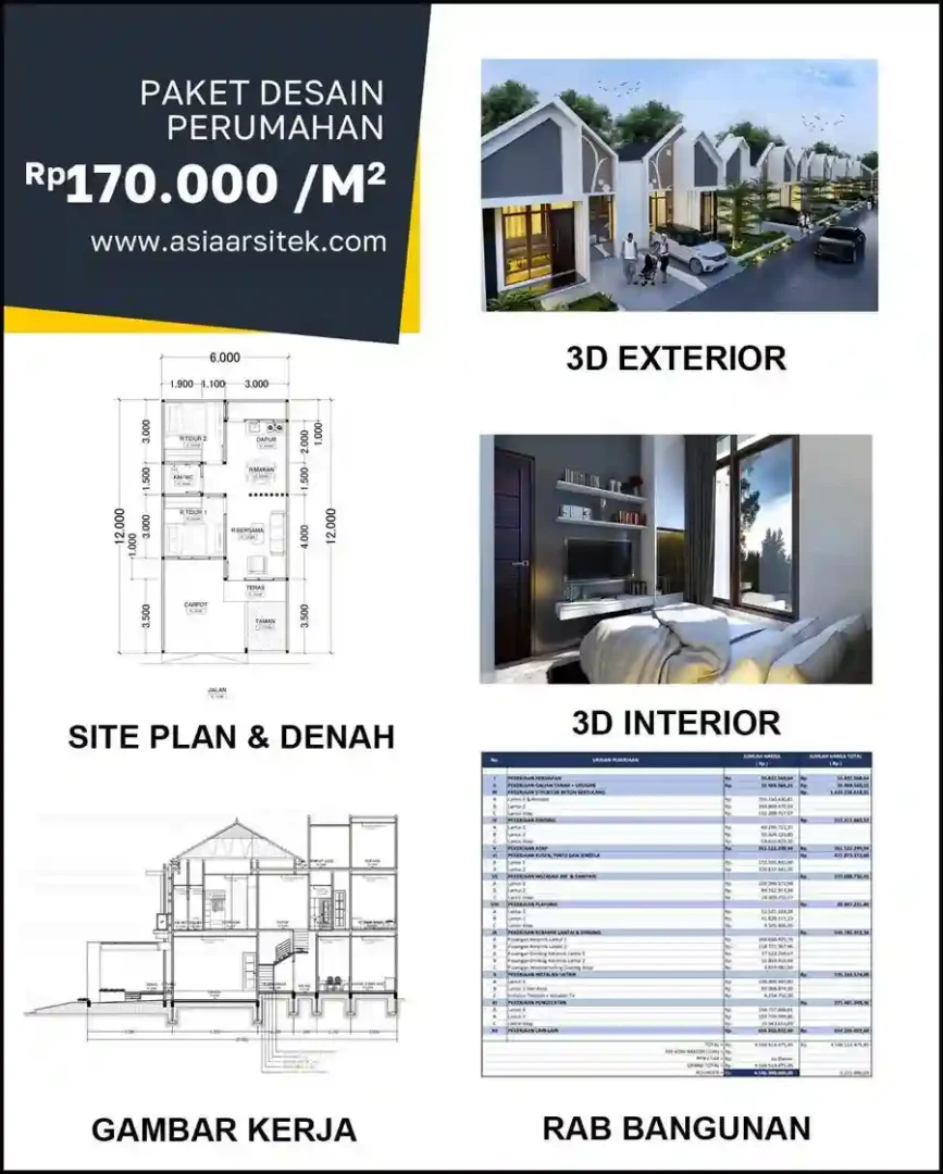Jasa Desain Rumah di Gempolsari harga arsitek rumah