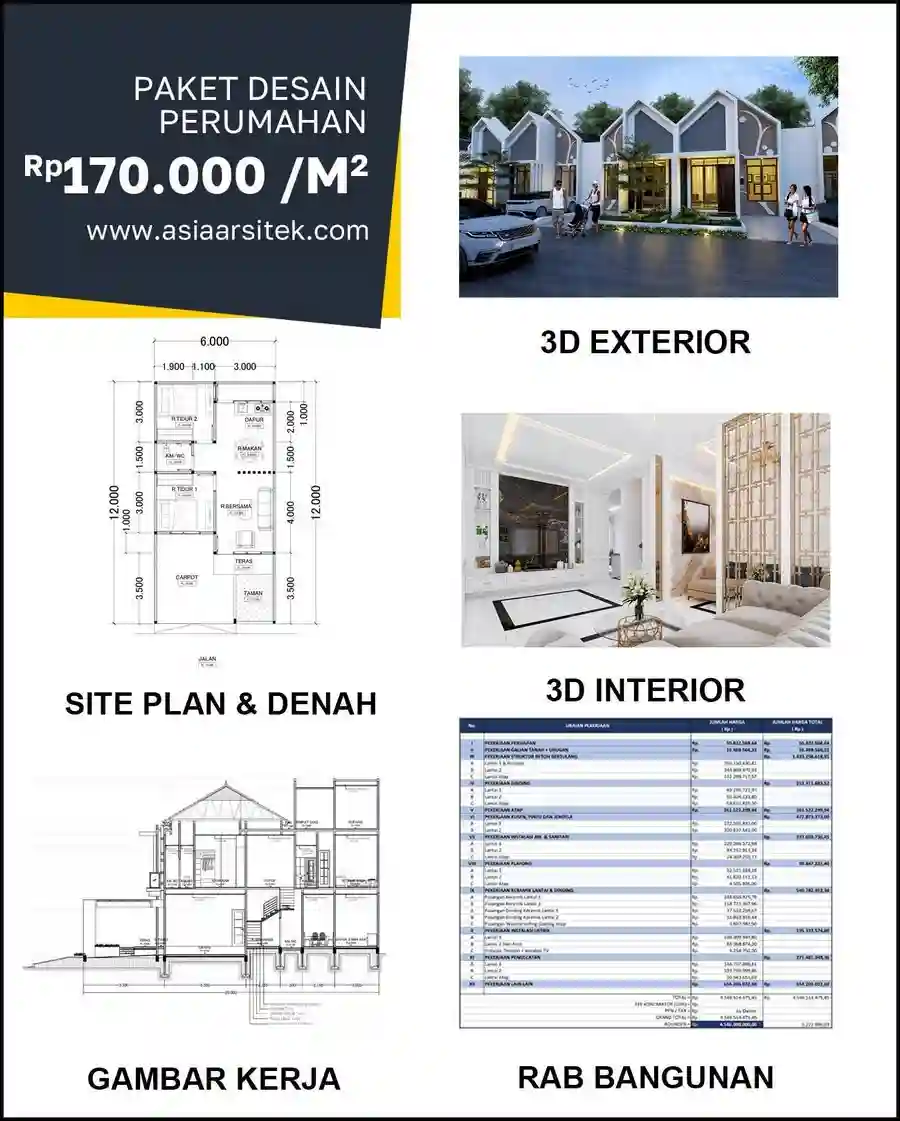 Jasa Desain Rumah di Ledeng harga arsitek rumah