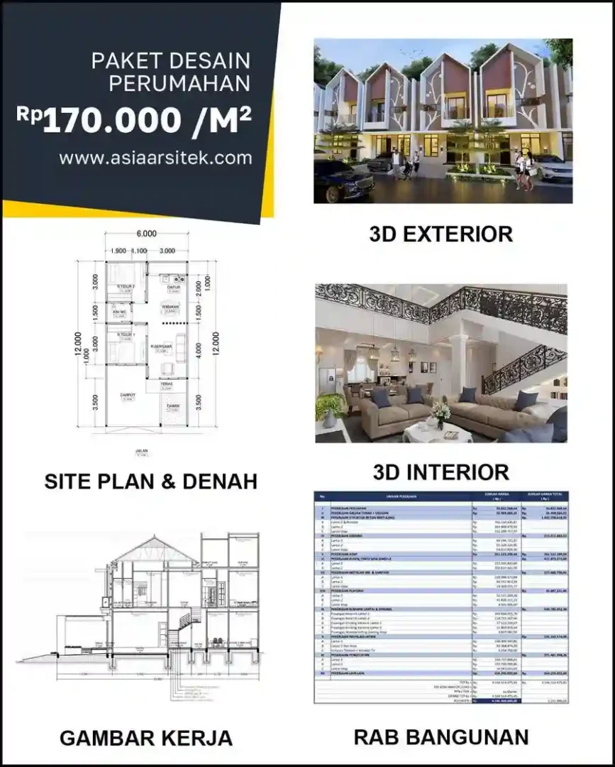 Jasa Desain Rumah di Padasuka harga arsitek rumah