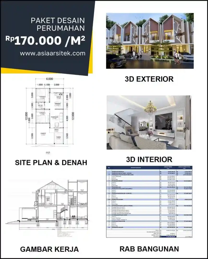 Jasa Desain Rumah di Pasirlayung harga arsitek rumah