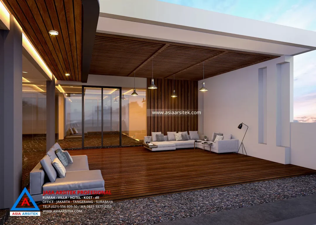 Jasa Arsitek Desain Rumah Kantor 5 Lantai di Sawah Besar Jakarta Pusat rootop