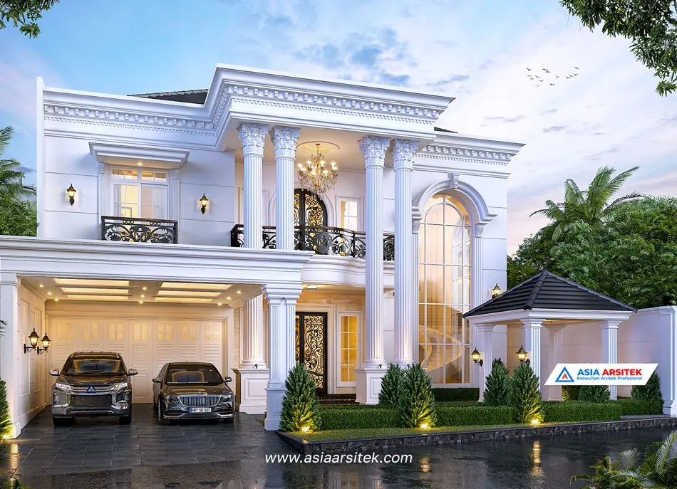 Jasa Arsitek Desain Rumah Klasik 2 Lantai di bengkulu 124