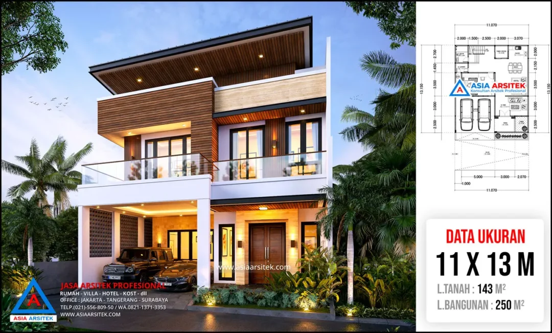 Jasa Arsitek Desain Rumah Minimalis 2 Lantai di Bogor Barat